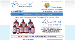 Desktop Screenshot of colloidalsilveruk.com