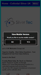 Mobile Screenshot of colloidalsilveruk.com